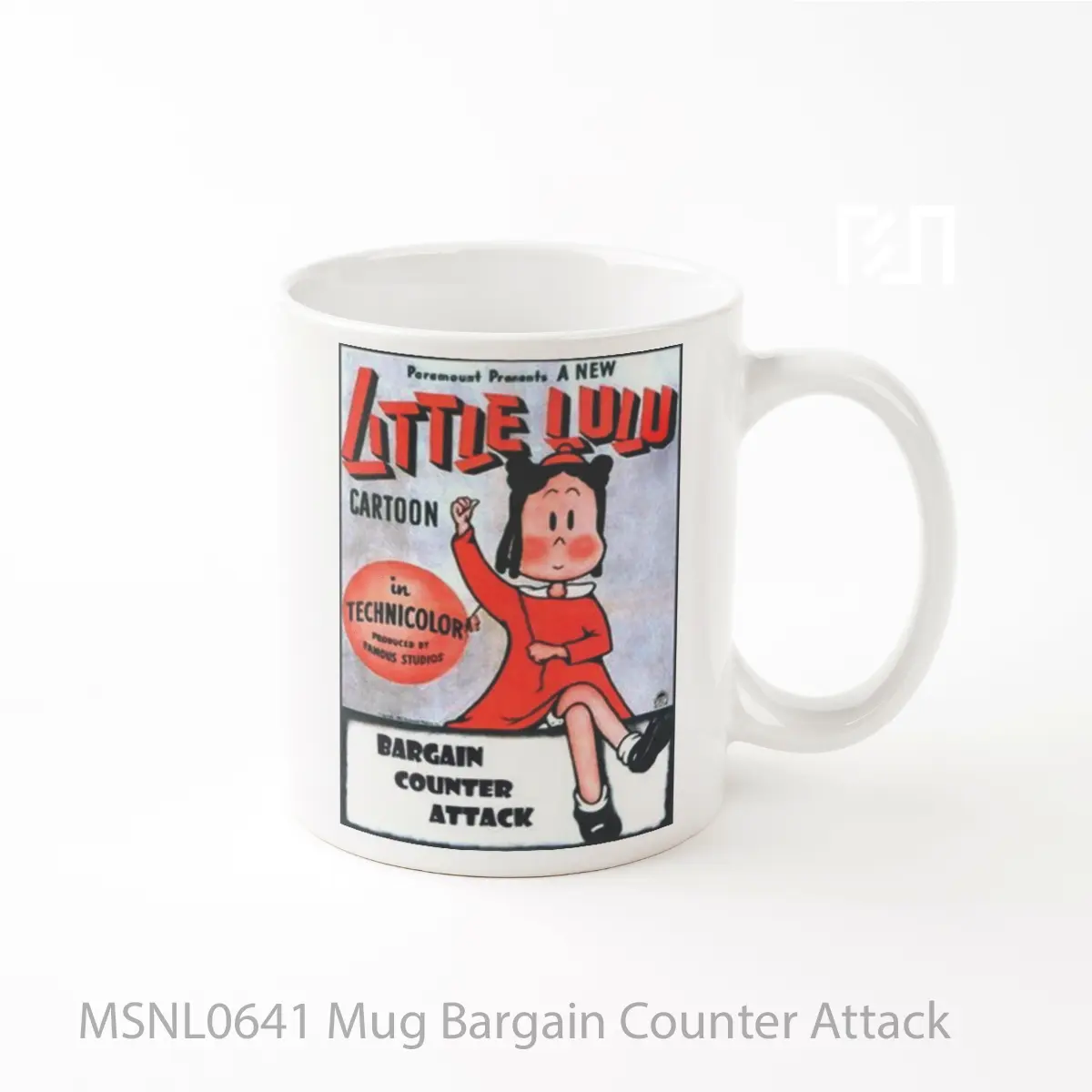 Mug Bargain Counter Attack Gelas Keramik Tema Film MSNL0641