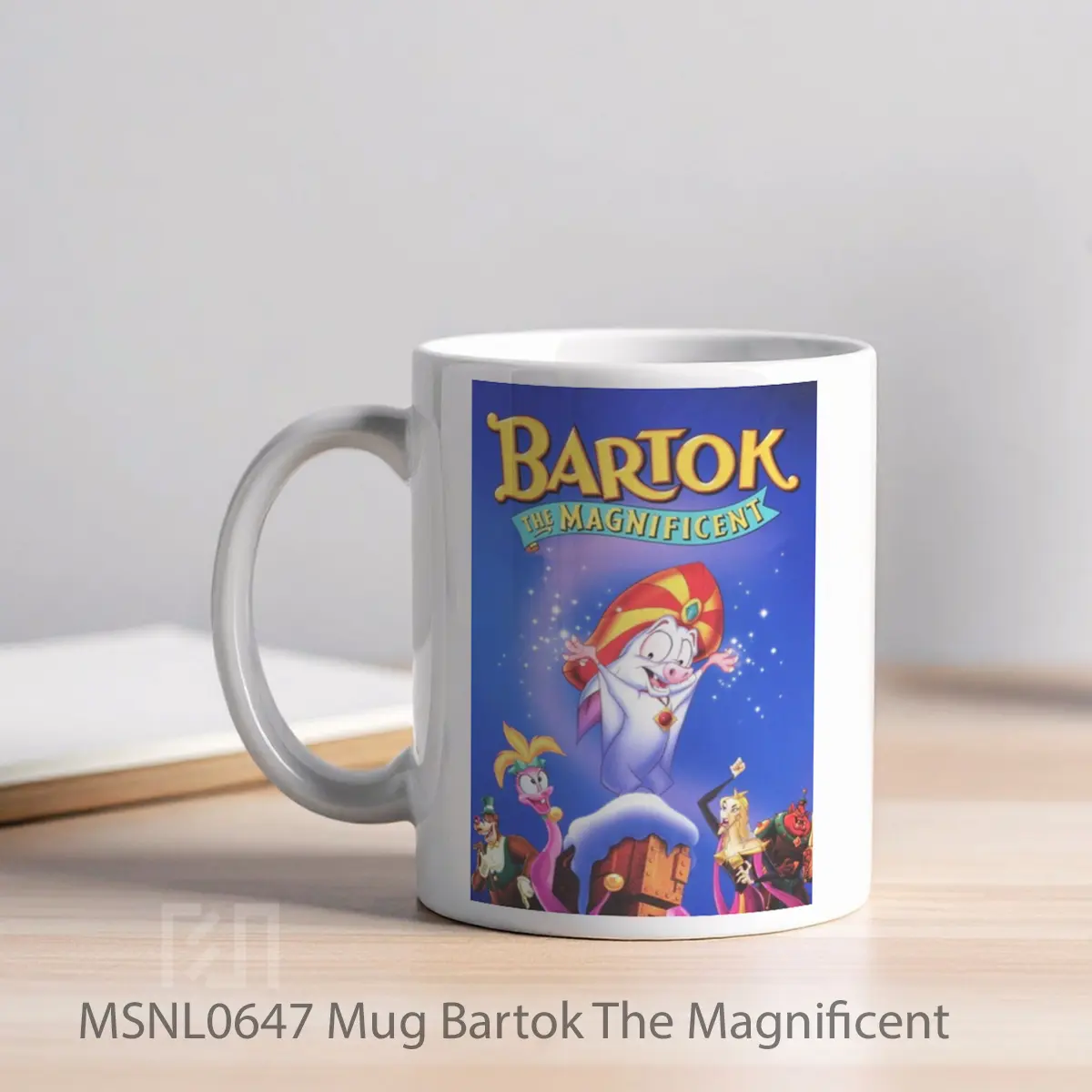 Mug Bartok The Magnificent Gelas Keramik Tema Film MSNL0647 - Tampak Kiri