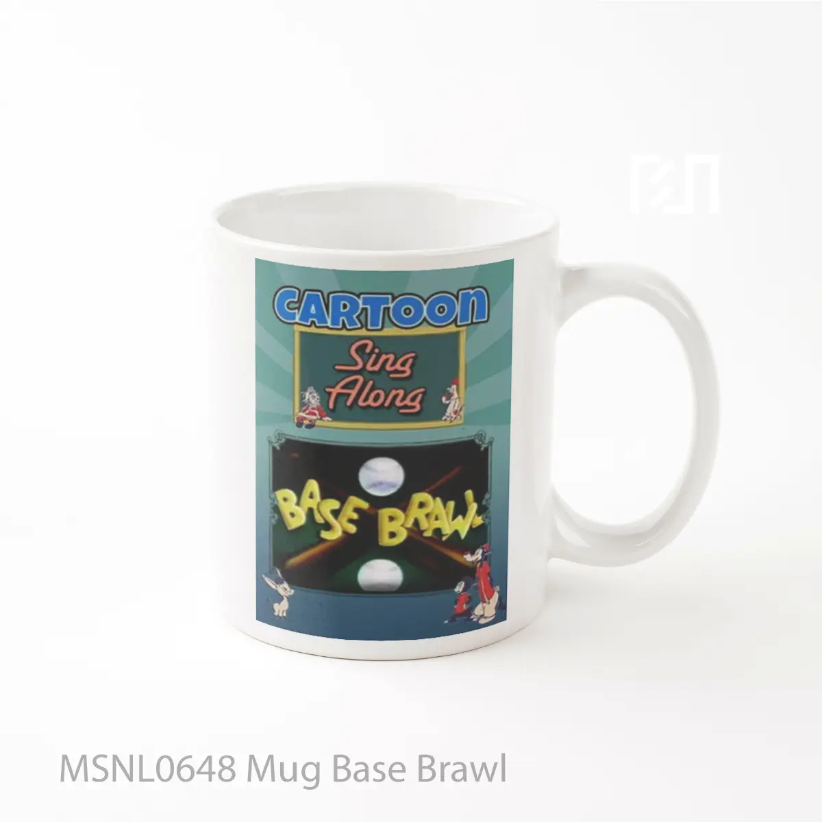 Mug Base Brawl Gelas Keramik Tema Film MSNL0648