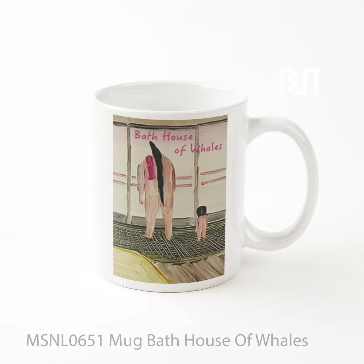 Mug Bath House Of Whales Gelas Keramik Tema Film MSNL0651