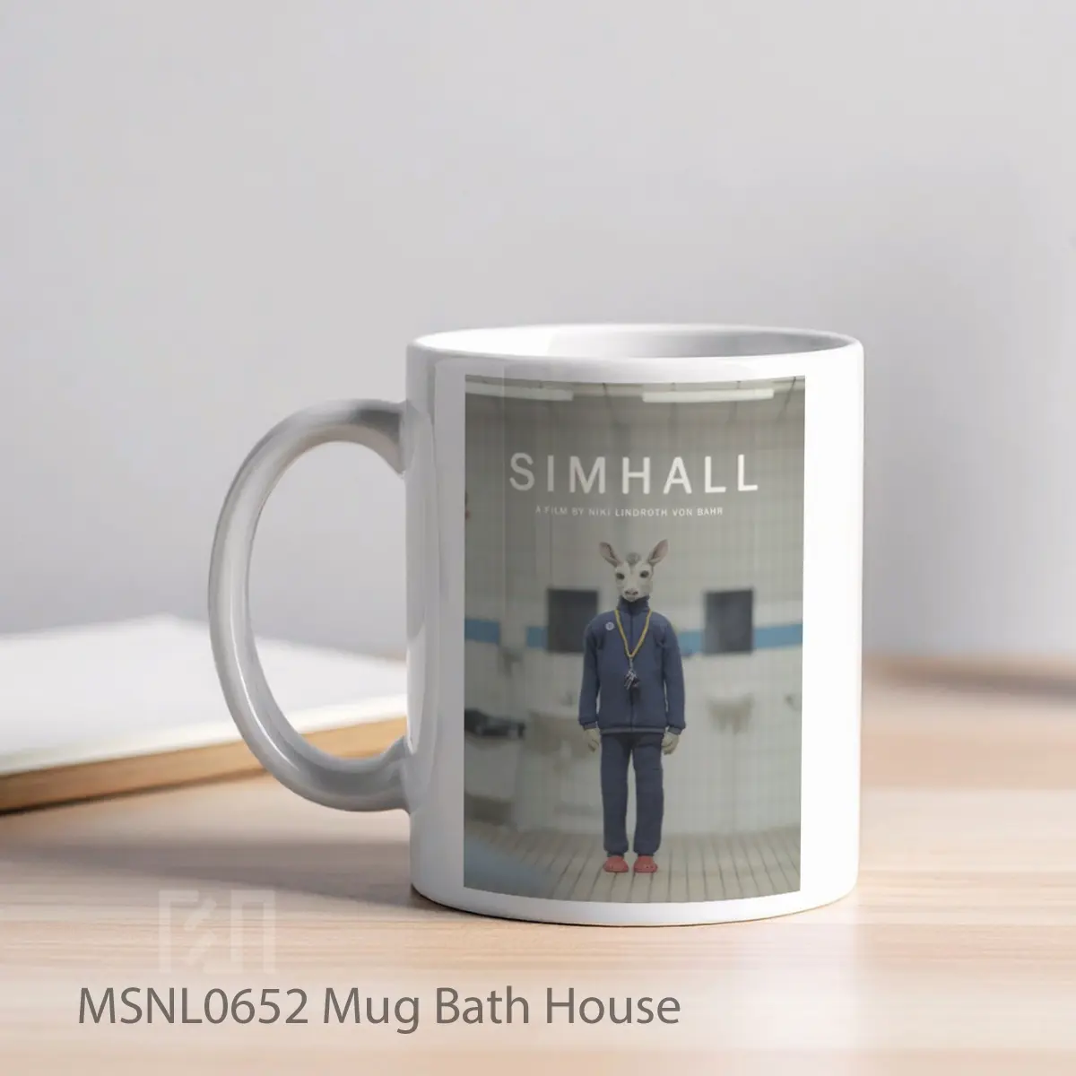 Mug Bath House Gelas Keramik Tema Film MSNL0652 - Tampak Kiri