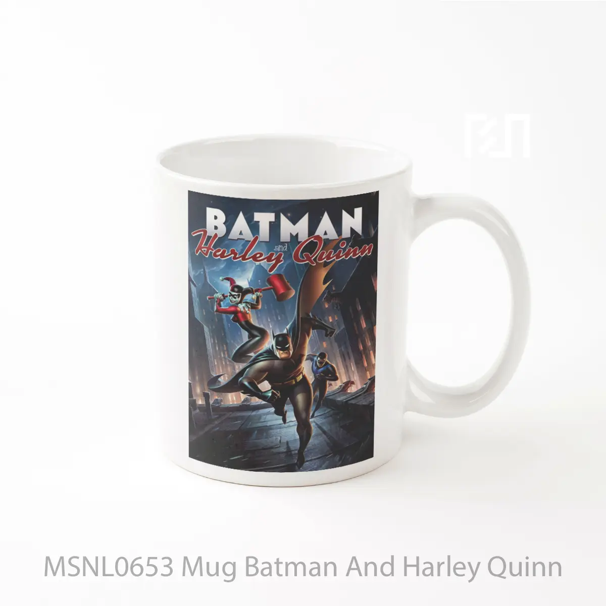 Mug Batman And Harley Quinn Gelas Keramik Tema Film MSNL0653