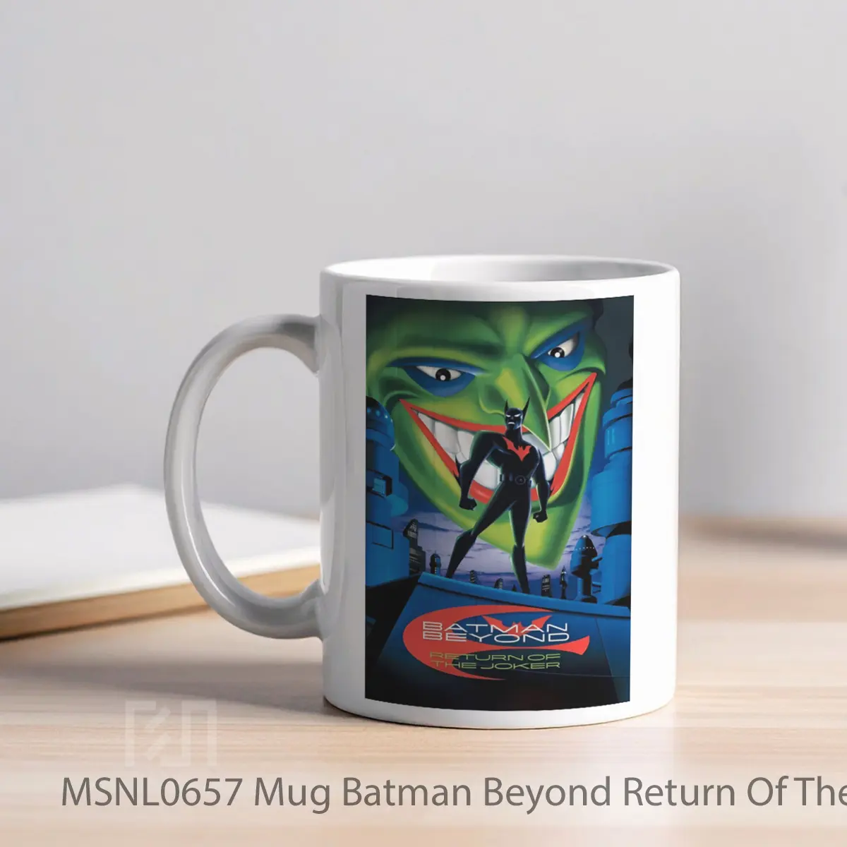 Mug Batman Beyond Return Of The Joker Gelas Keramik Tema Film MSNL0657 - Tampak Kiri