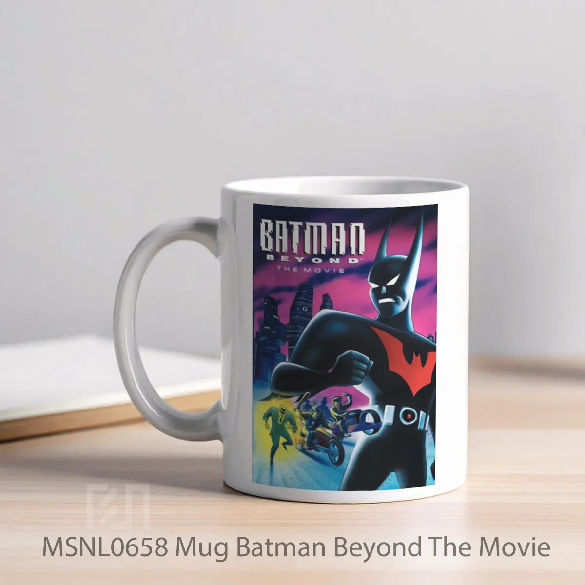 Mug Batman Beyond The Movie Gelas Keramik Tema Film MSNL0658 - Tampak Kiri