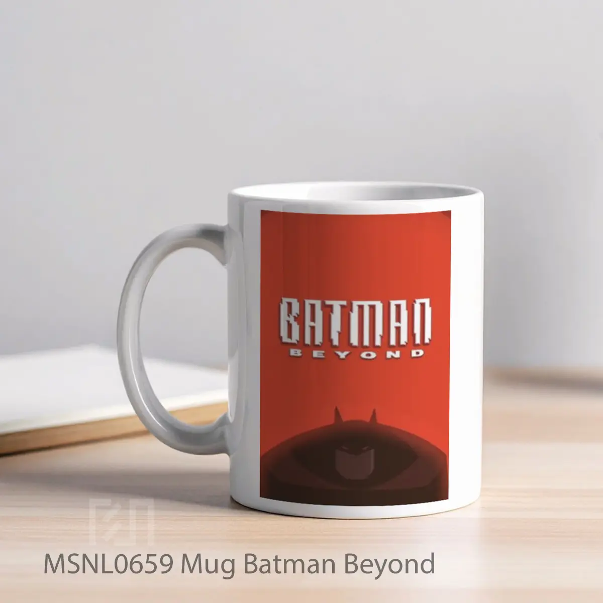 Mug Batman Beyond Gelas Keramik Tema Film MSNL0659 - Tampak Kiri