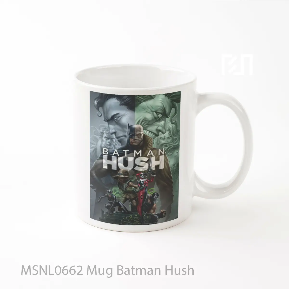 Mug Batman Hush Gelas Keramik Tema Film MSNL0662