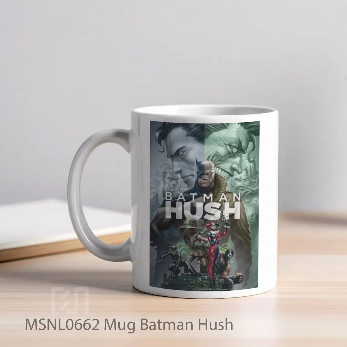 Mug Batman Hush Gelas Keramik Tema Film MSNL0662 - Tampak Kiri