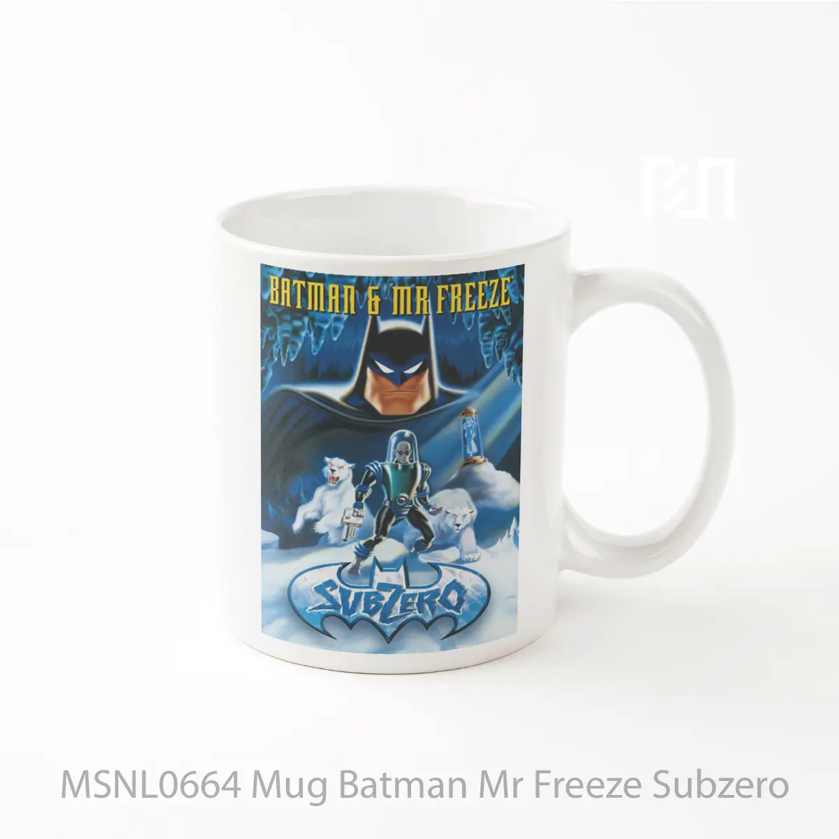 Mug Batman Mr Freeze Subzero Gelas Keramik Tema Film MSNL0664