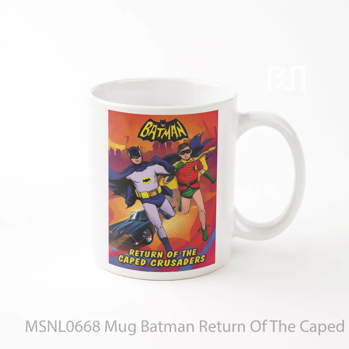 Mug Batman Return Of The Caped Crusaders Gelas Keramik Tema Film MSNL0668