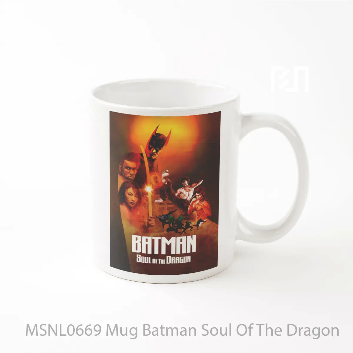 Mug Batman Soul Of The Dragon Gelas Keramik Tema Film MSNL0669