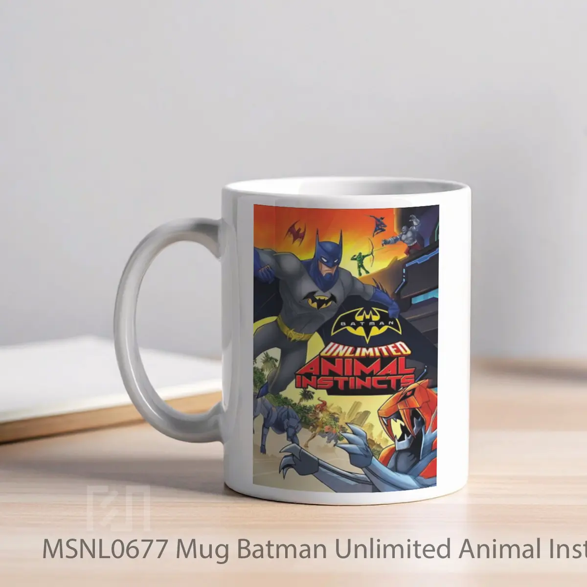 Mug Batman Unlimited Animal Instincts Gelas Keramik Tema Film MSNL0677 - Tampak Kiri