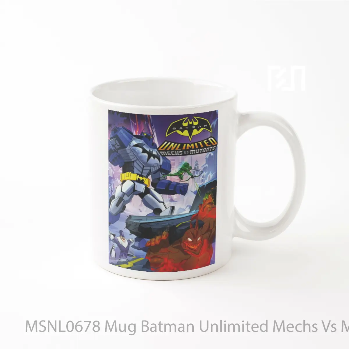 Mug Batman Unlimited Mechs Vs Mutants Gelas Keramik Tema Film MSNL0678