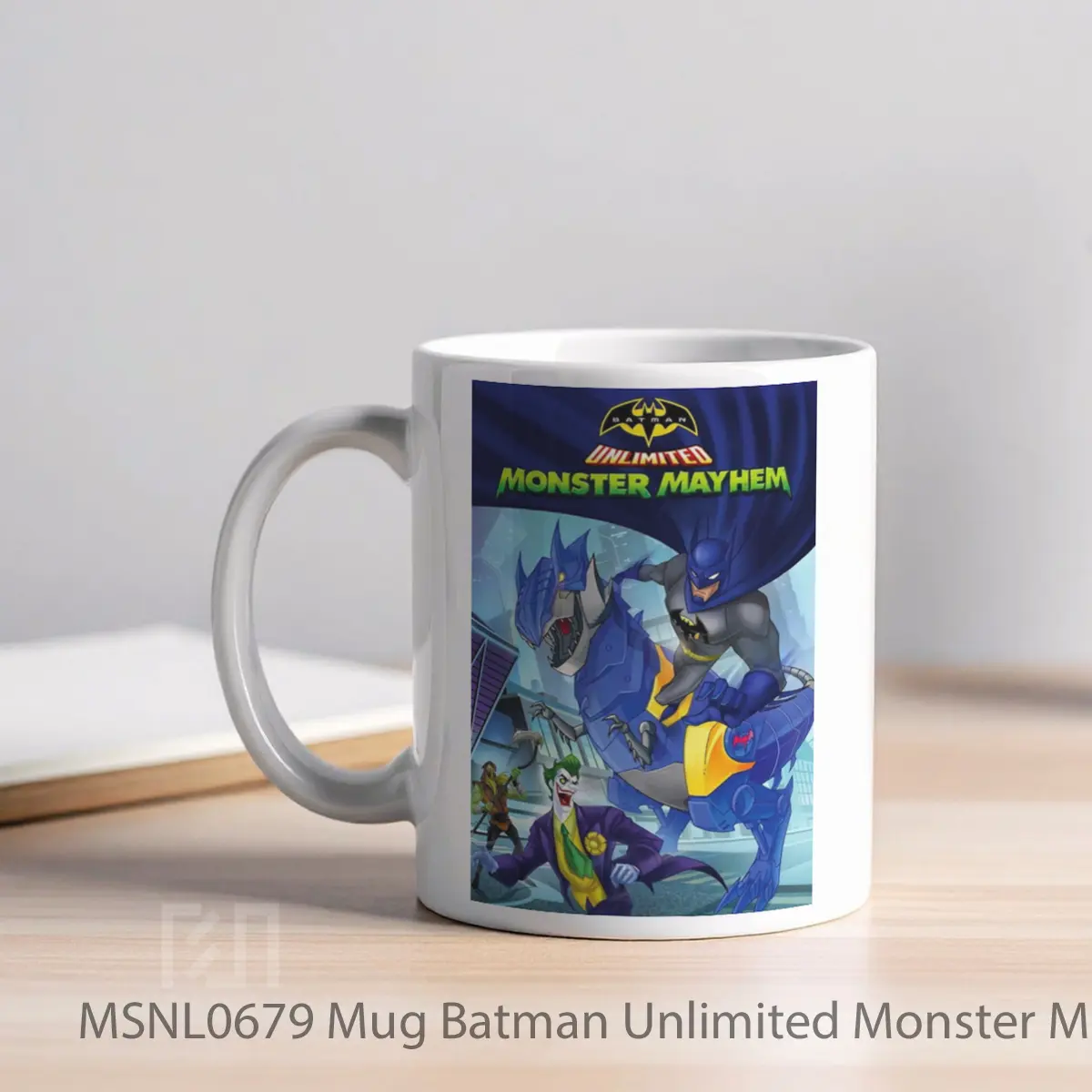 Mug Batman Unlimited Monster Mayhem Gelas Keramik Tema Film MSNL0679 - Tampak Kiri