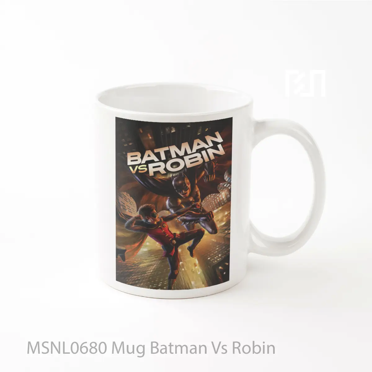 Mug Batman Vs Robin Gelas Keramik Tema Film MSNL0680