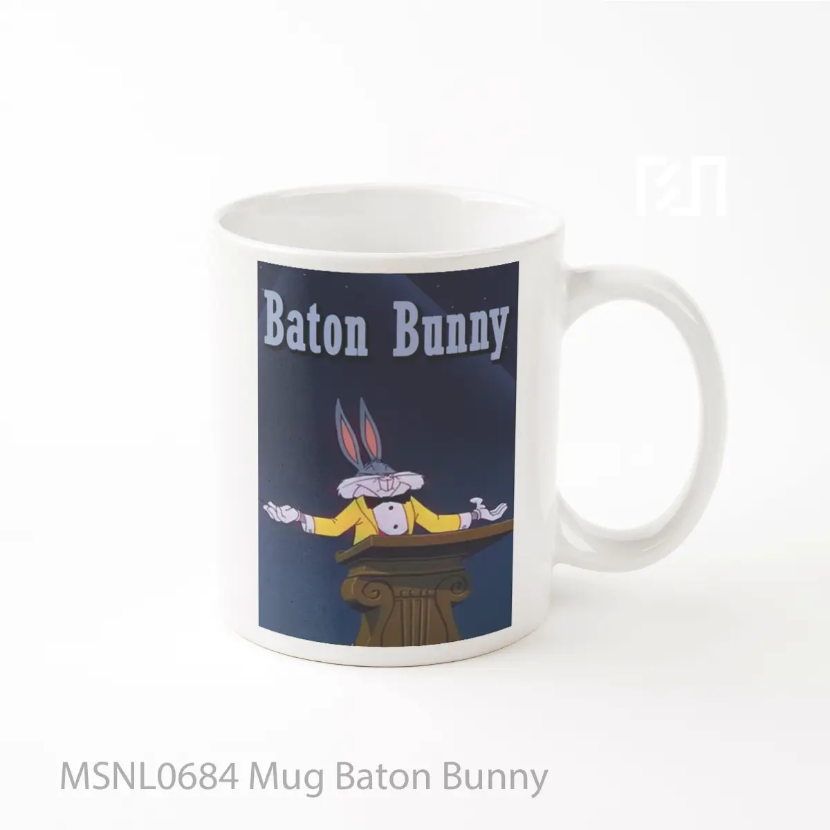 Mug Baton Bunny Gelas Keramik Tema Film MSNL0684