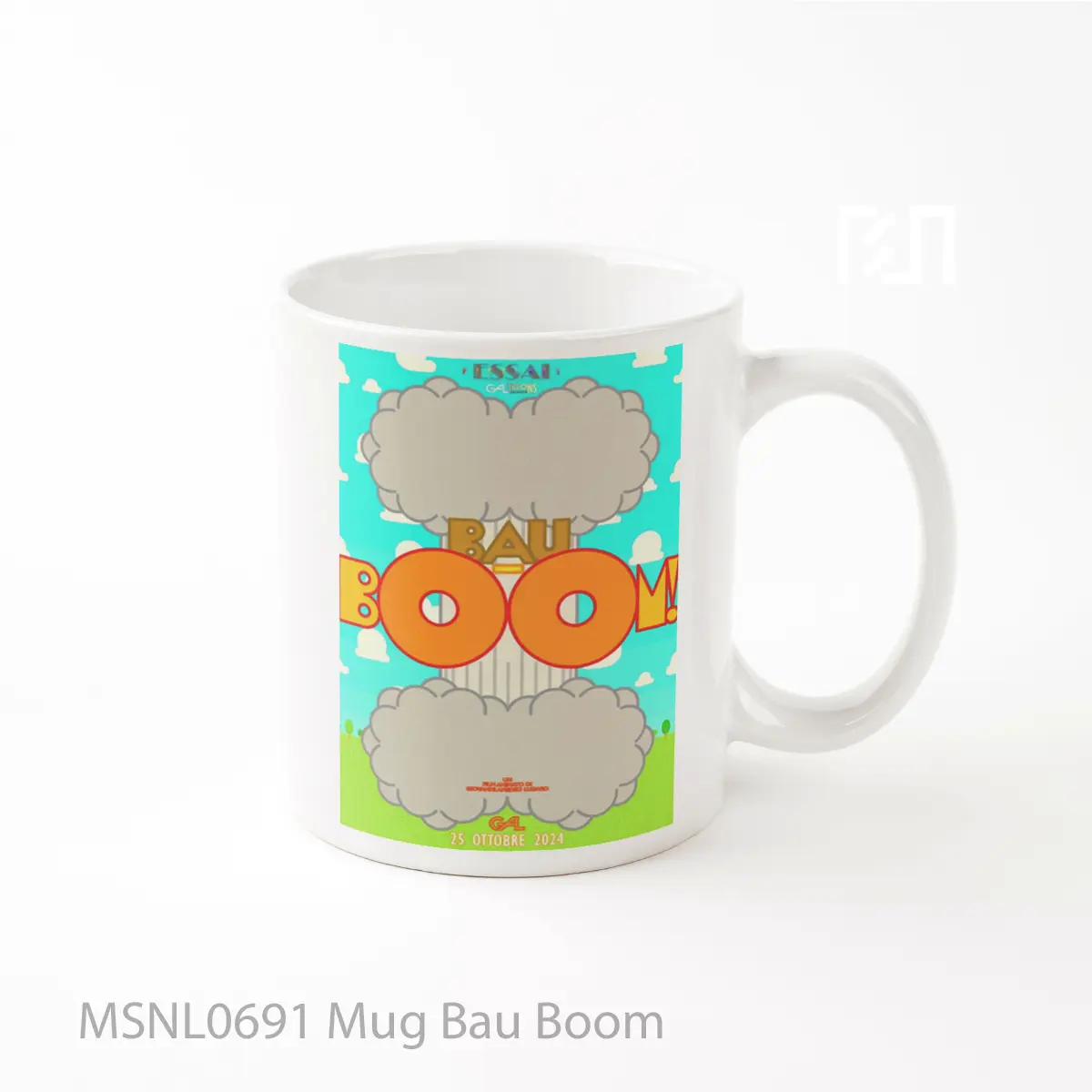 Mug Bau Boom Gelas Keramik Tema Film MSNL0691