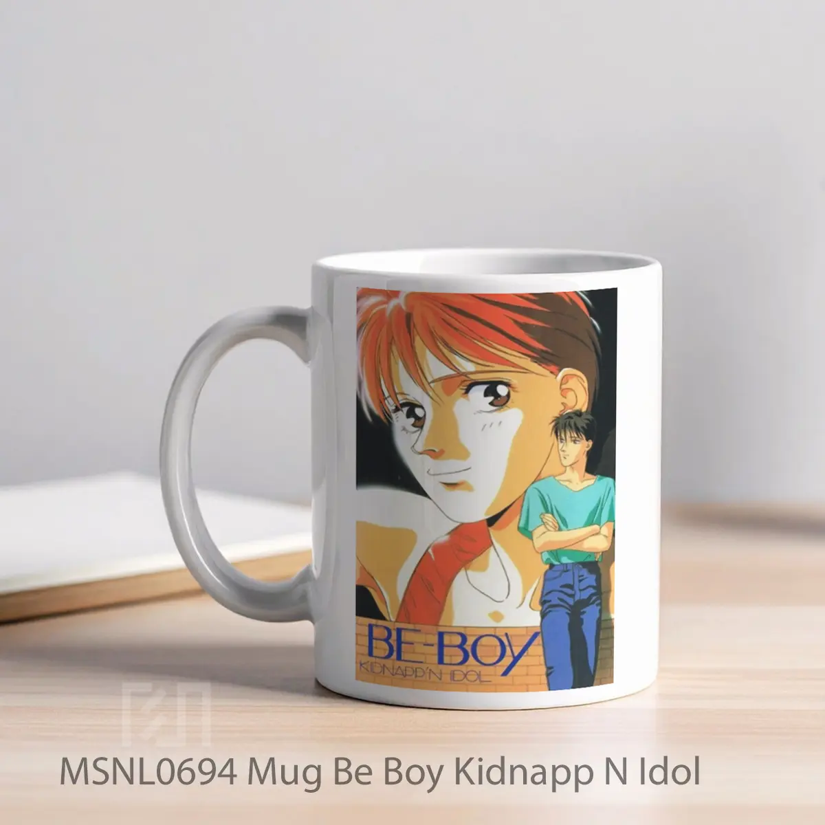Mug Be Boy Kidnapp N Idol Gelas Keramik Tema Film MSNL0694 - Tampak Kiri