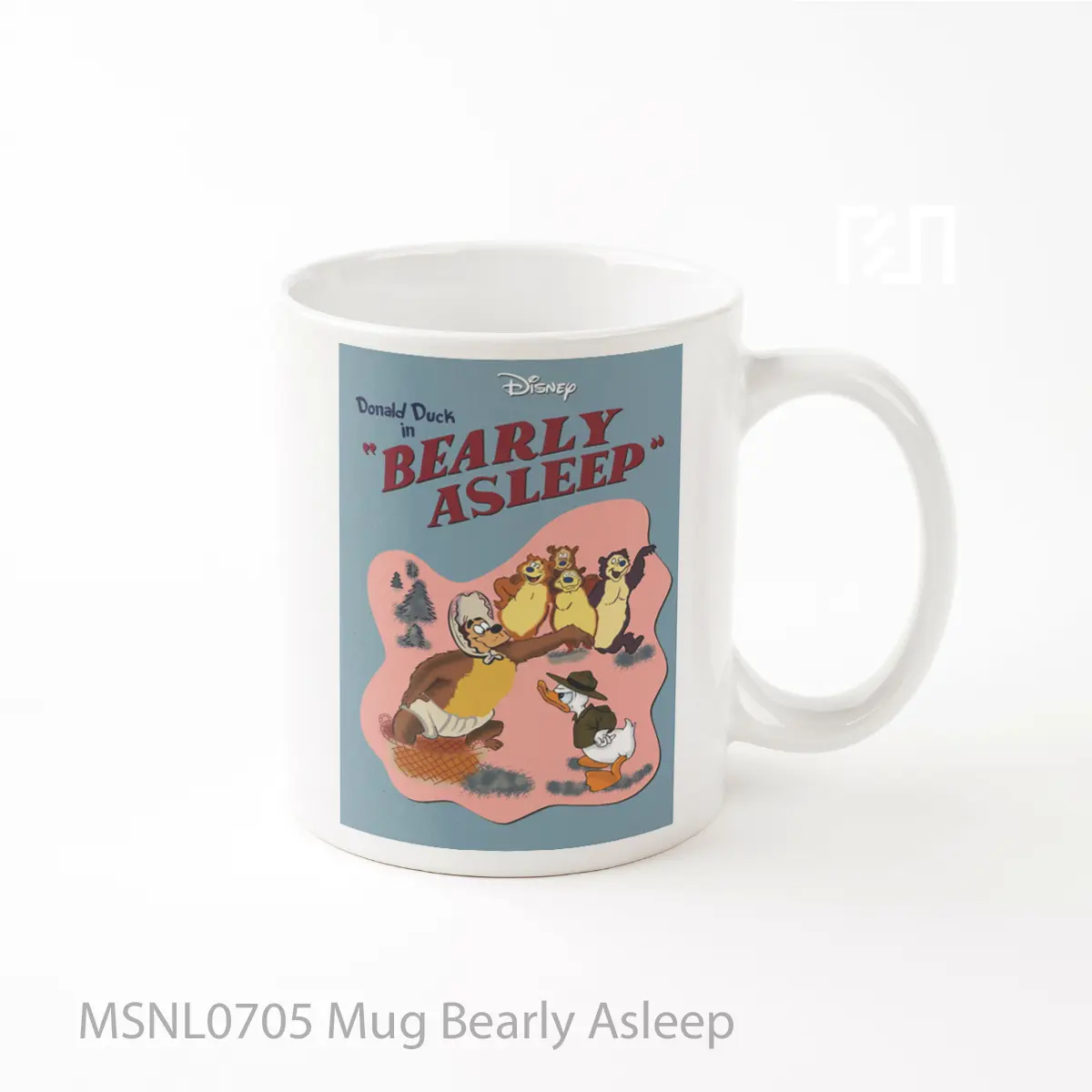 Mug Bearly Asleep Gelas Keramik Tema Film MSNL0705