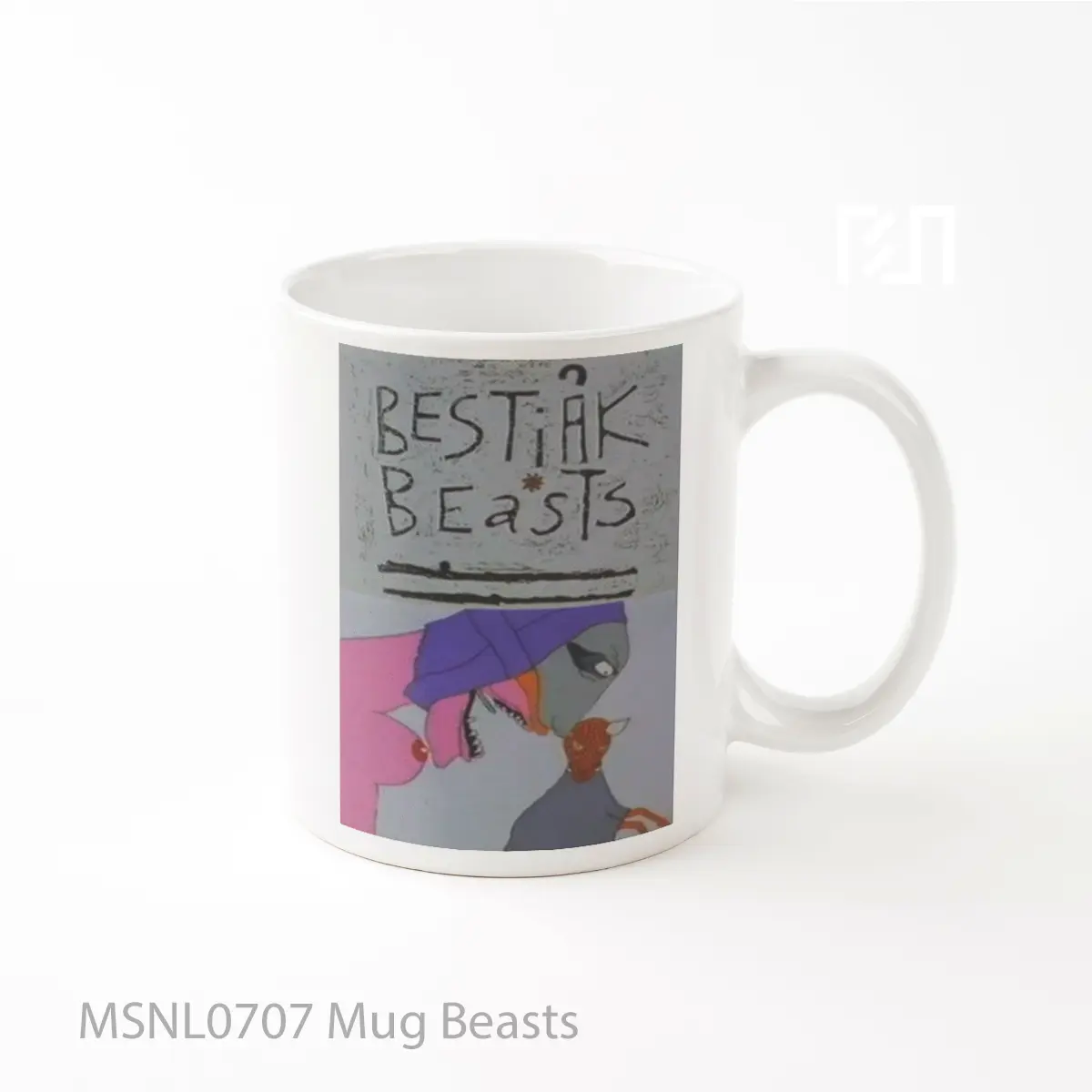 Mug Beasts Gelas Keramik Tema Film MSNL0707