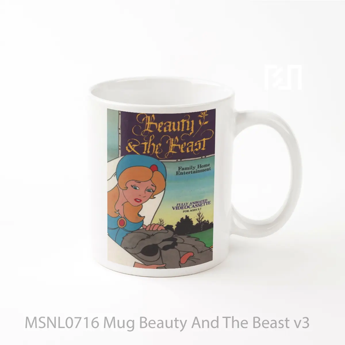Mug Beauty And The Beast V3 Gelas Keramik Tema Film MSNL0716