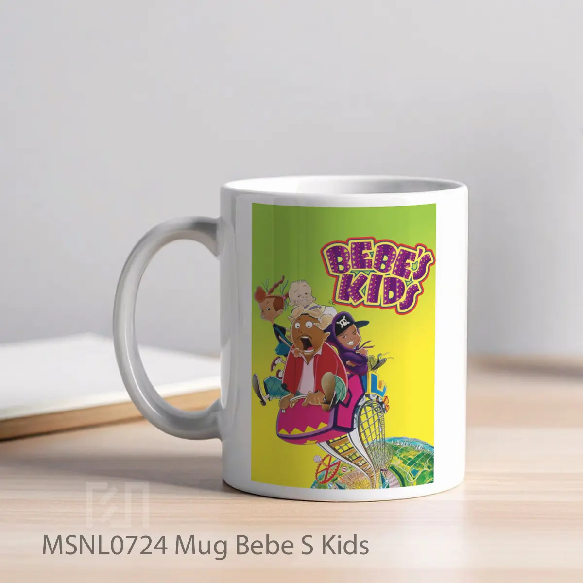 Mug Bebe S Kids Gelas Keramik Tema Film MSNL0724 - Tampak Kiri