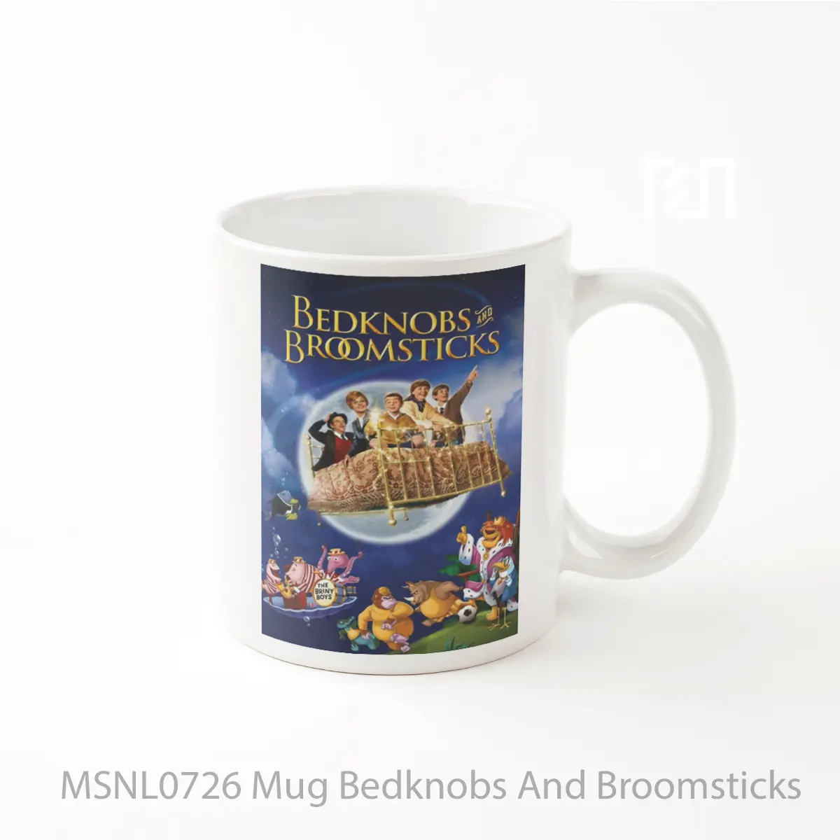 Mug Bedknobs And Broomsticks Gelas Keramik Tema Film MSNL0726
