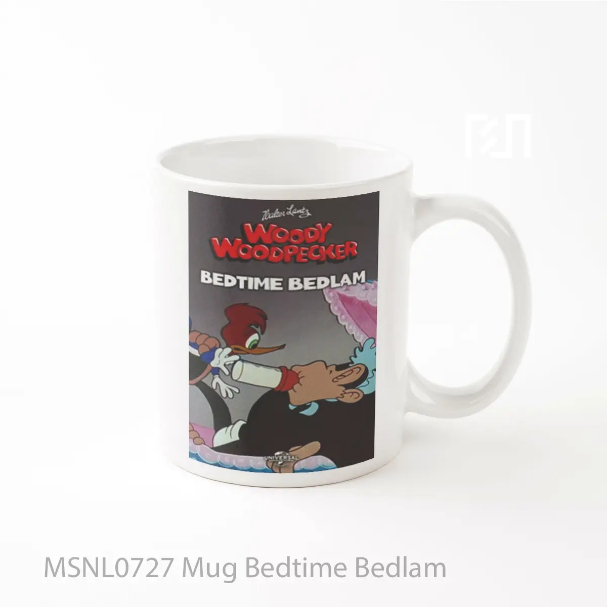 Mug Bedtime Bedlam Gelas Keramik Tema Film MSNL0727