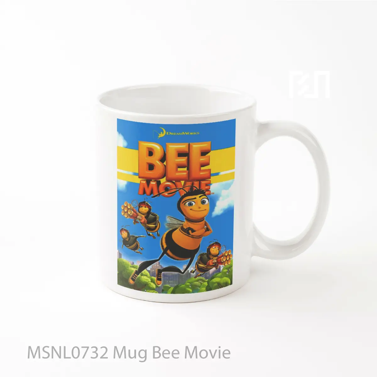 Mug Bee Movie Gelas Keramik Tema Film MSNL0732