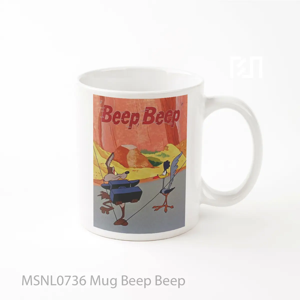 Mug Beep Beep Gelas Keramik Tema Film MSNL0736