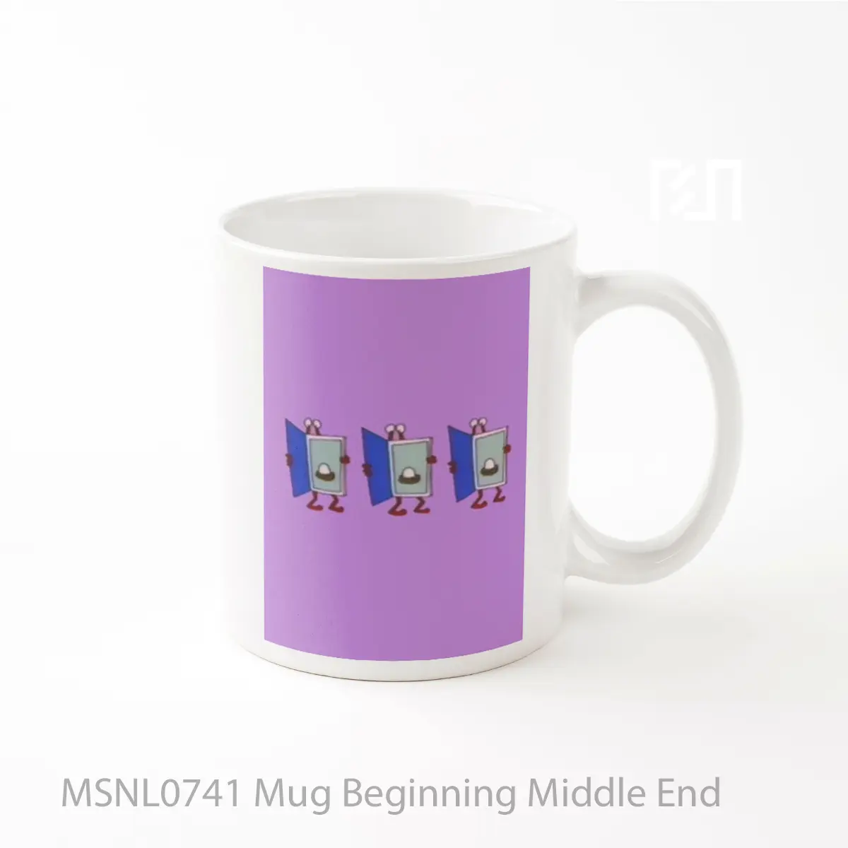 Mug Beginning Middle End Gelas Keramik Tema Film MSNL0741