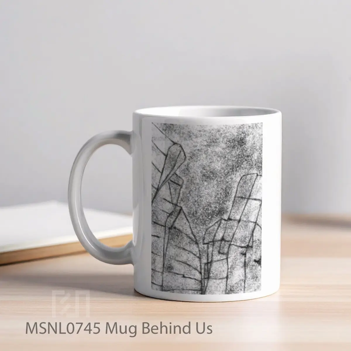 Mug Behind Us Gelas Keramik Tema Film MSNL0745 - Tampak Kiri