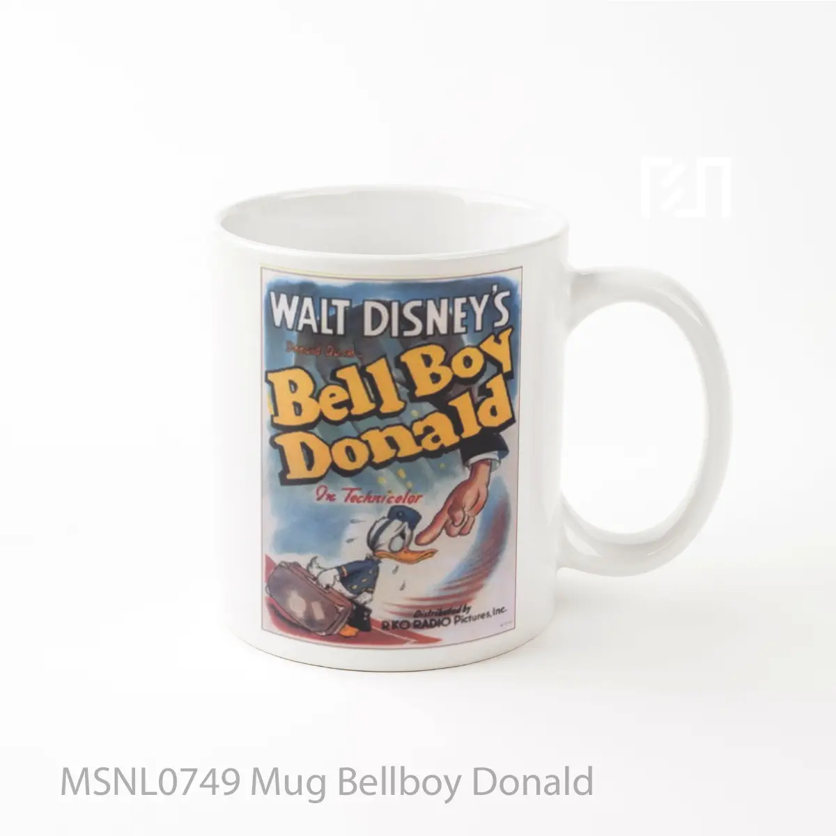 Mug Bellboy Donald Gelas Keramik Tema Film MSNL0749