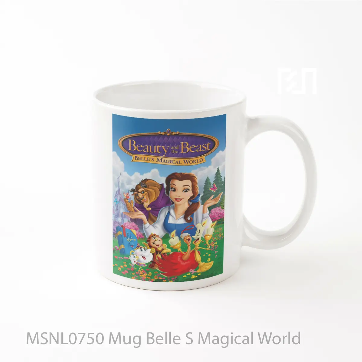 Mug Belle S Magical World Gelas Keramik Tema Film MSNL0750