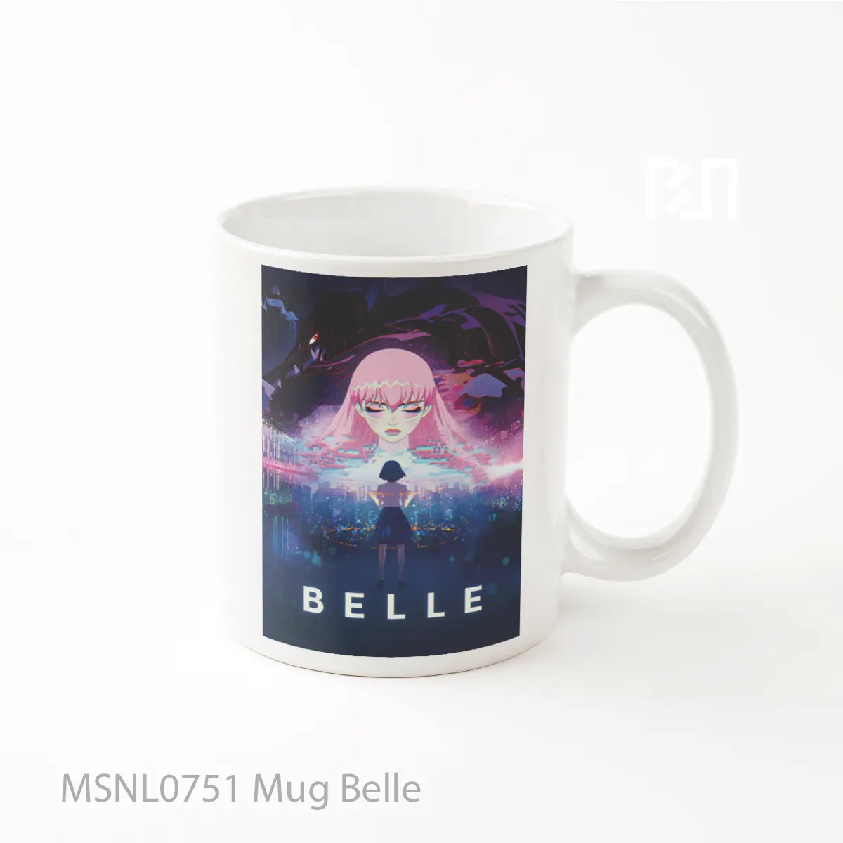 Mug Belle Gelas Keramik Tema Film MSNL0751