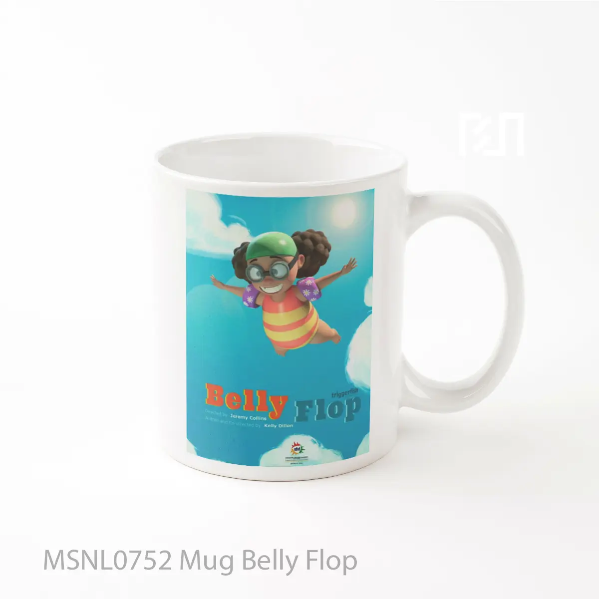 Mug Belly Flop Gelas Keramik Tema Film MSNL0752
