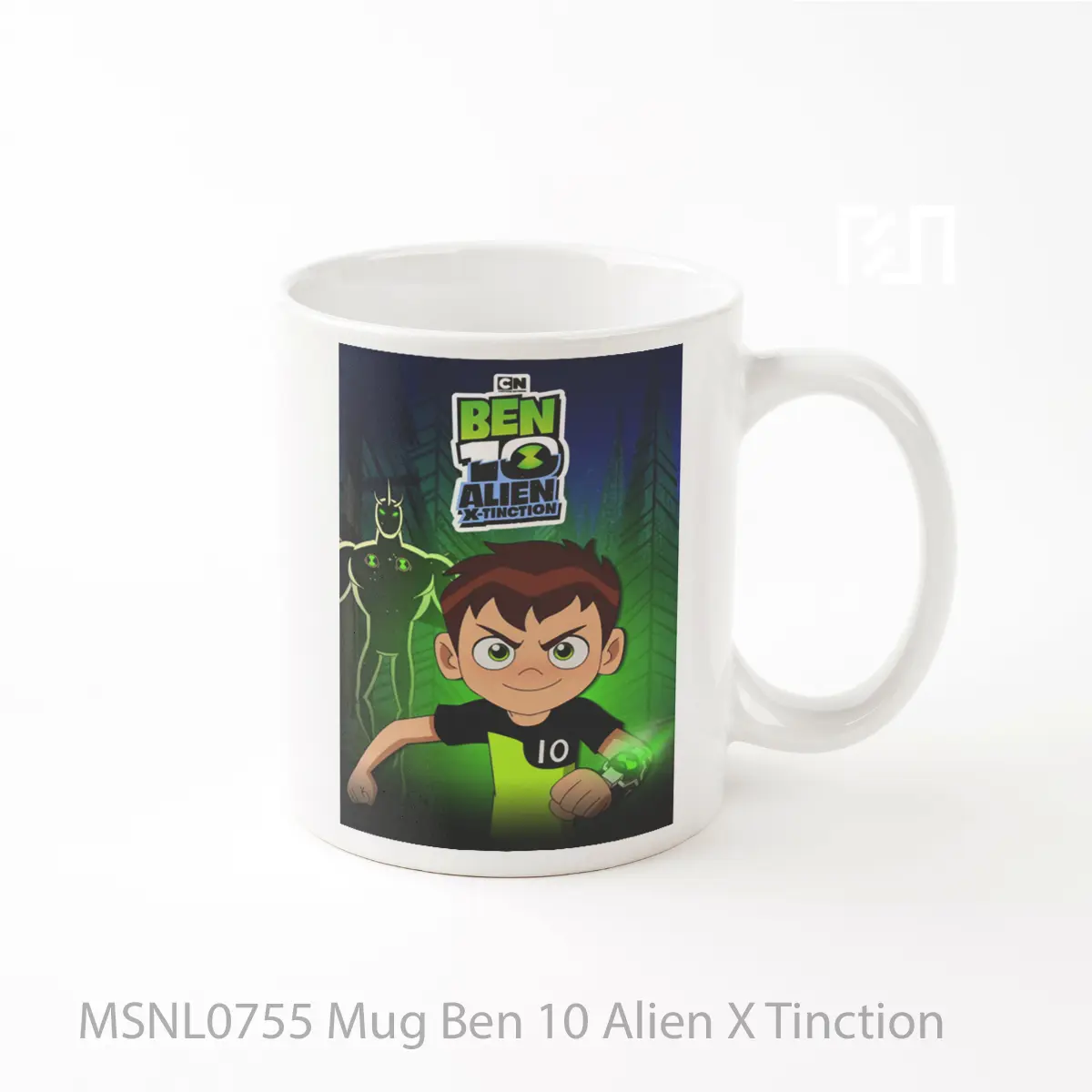 Mug Ben 10 Alien X Tinction Gelas Keramik Tema Film MSNL0755