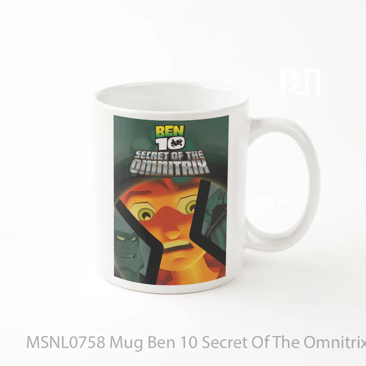 Mug Ben 10 Secret Of The Omnitrix Gelas Keramik Tema Film MSNL0758