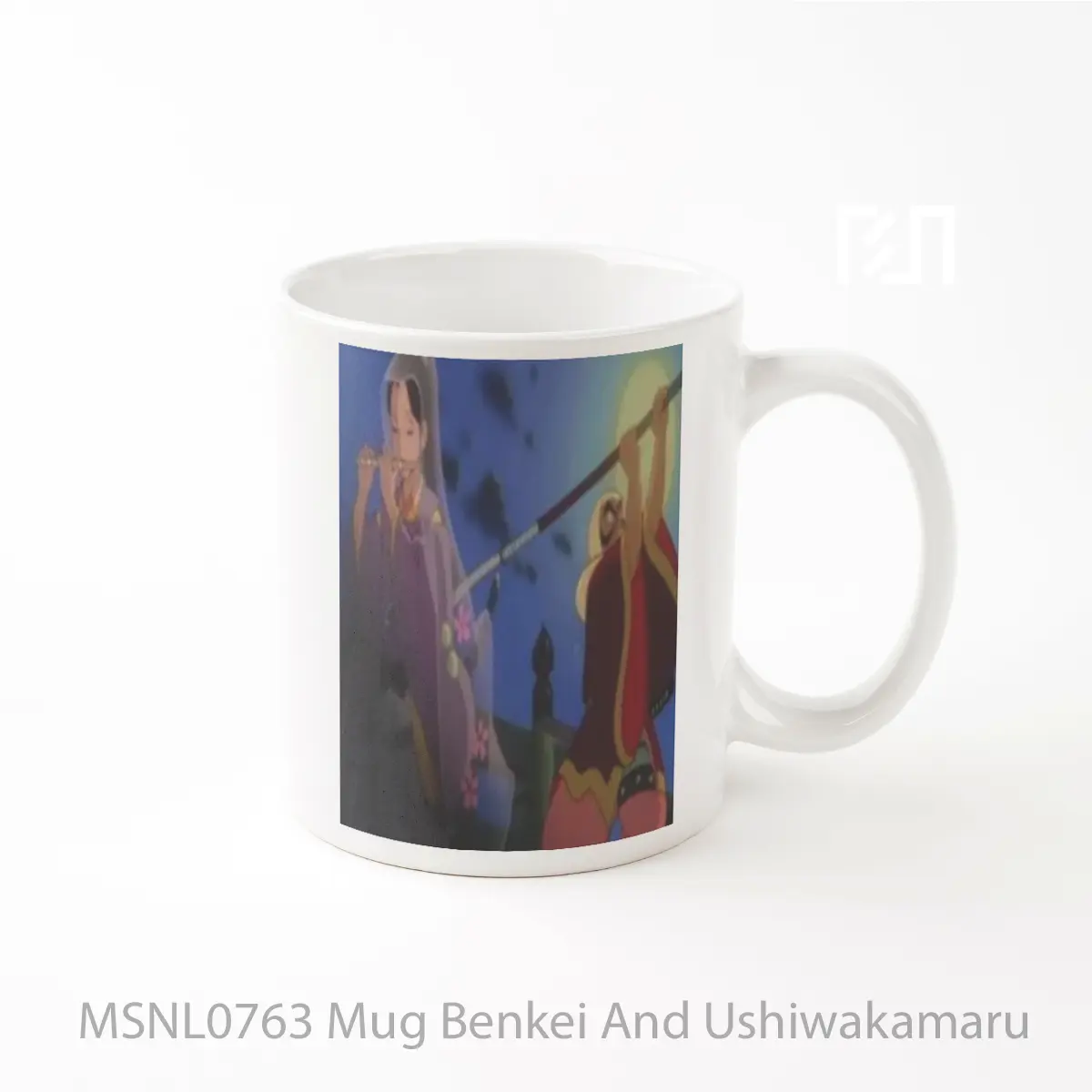 Mug Benkei And Ushiwakamaru Gelas Keramik Tema Film MSNL0763