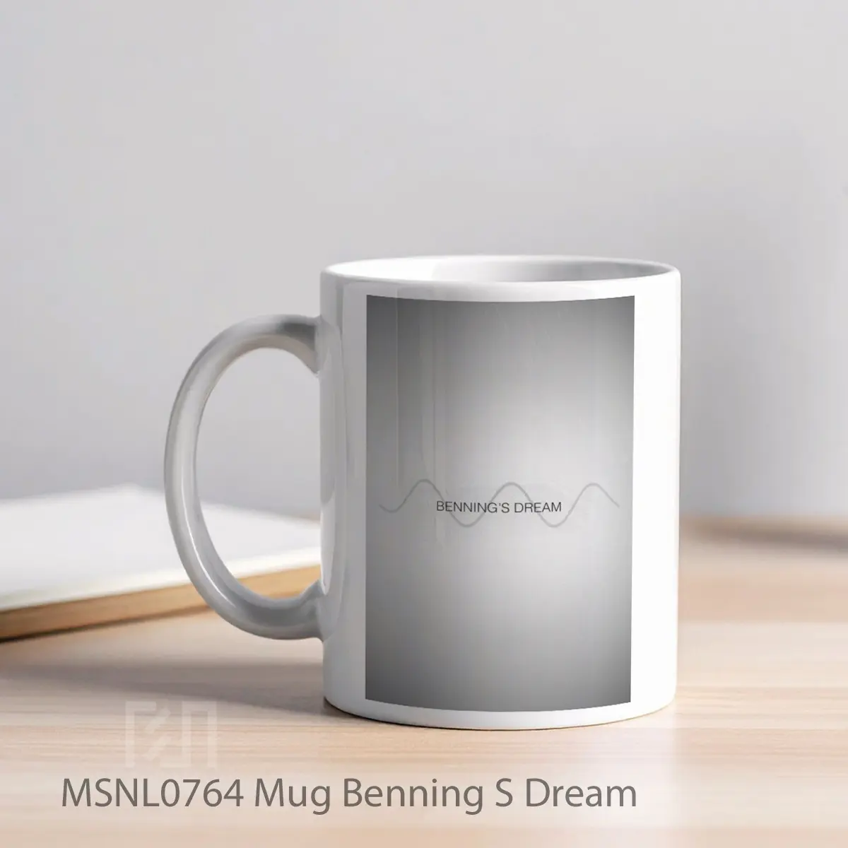 Mug Benning S Dream Gelas Keramik Tema Film MSNL0764 - Tampak Kiri