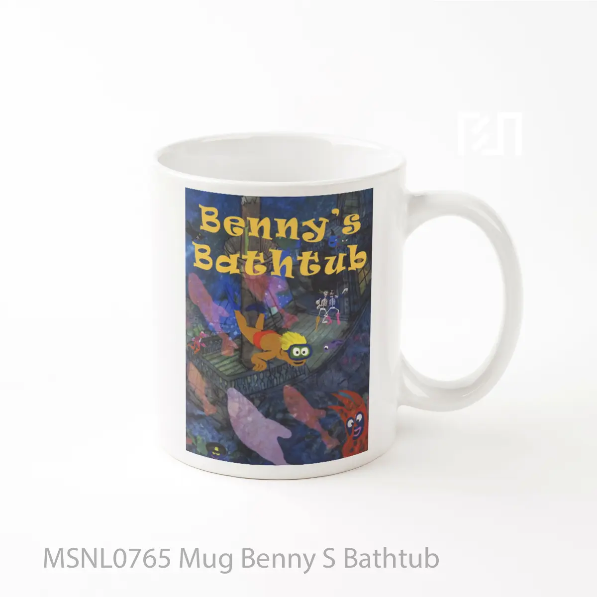 Mug Benny S Bathtub Gelas Keramik Tema Film MSNL0765