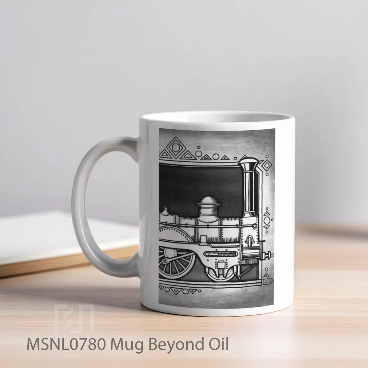 Mug Beyond Oil Gelas Keramik Tema Film MSNL0780 - Tampak Kiri