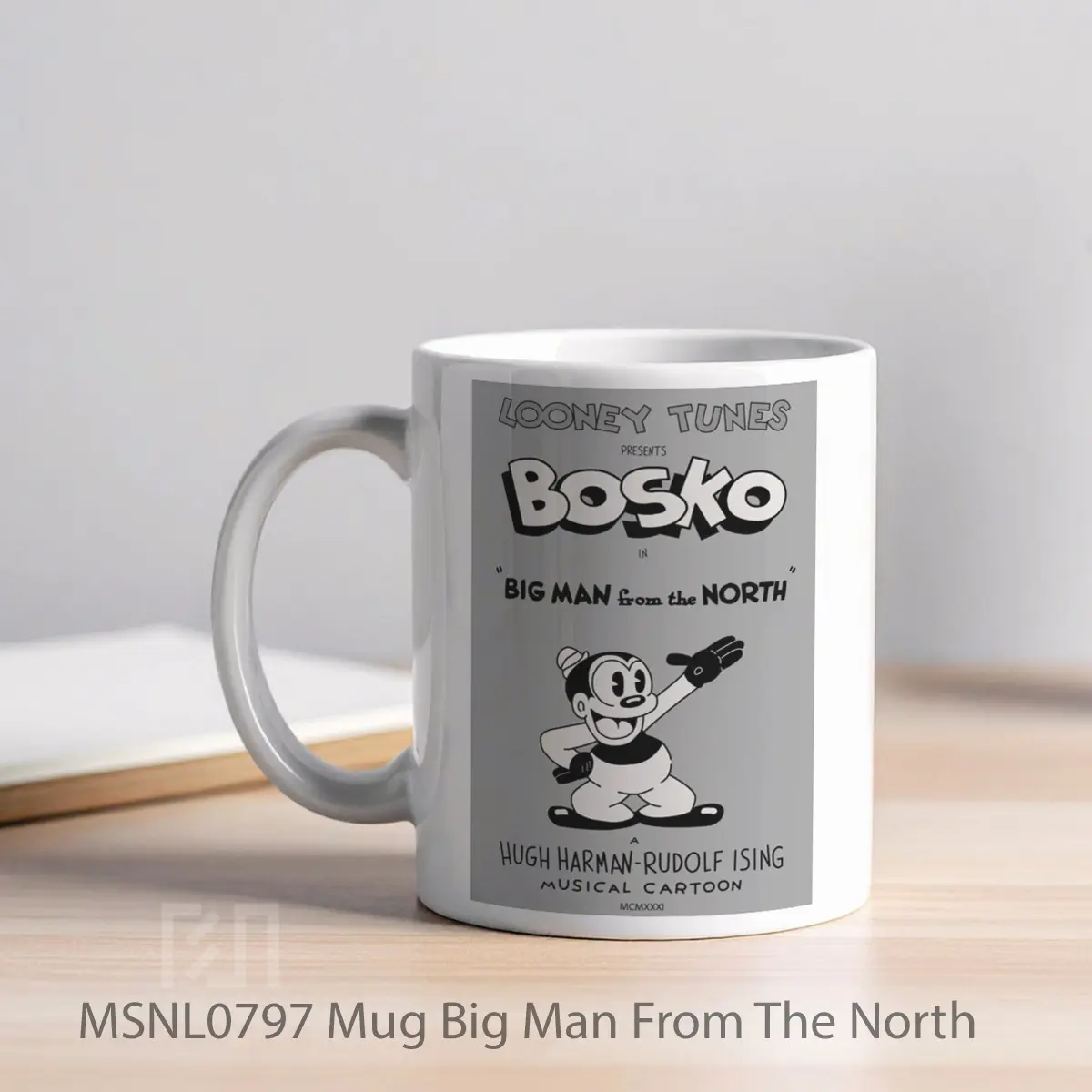 Mug Big Man From The North Gelas Keramik Tema Film MSNL0797 - Tampak Kiri