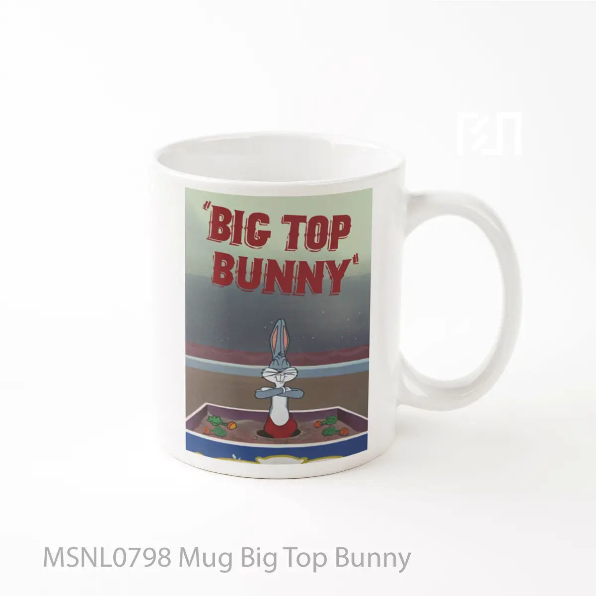 Mug Big Top Bunny Gelas Keramik Tema Film MSNL0798