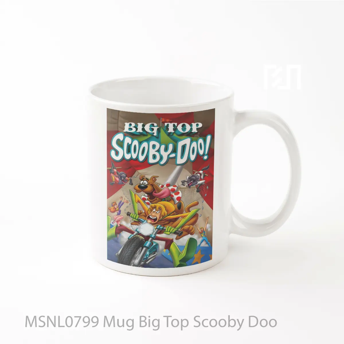 Mug Big Top Scooby Doo Gelas Keramik Tema Film MSNL0799