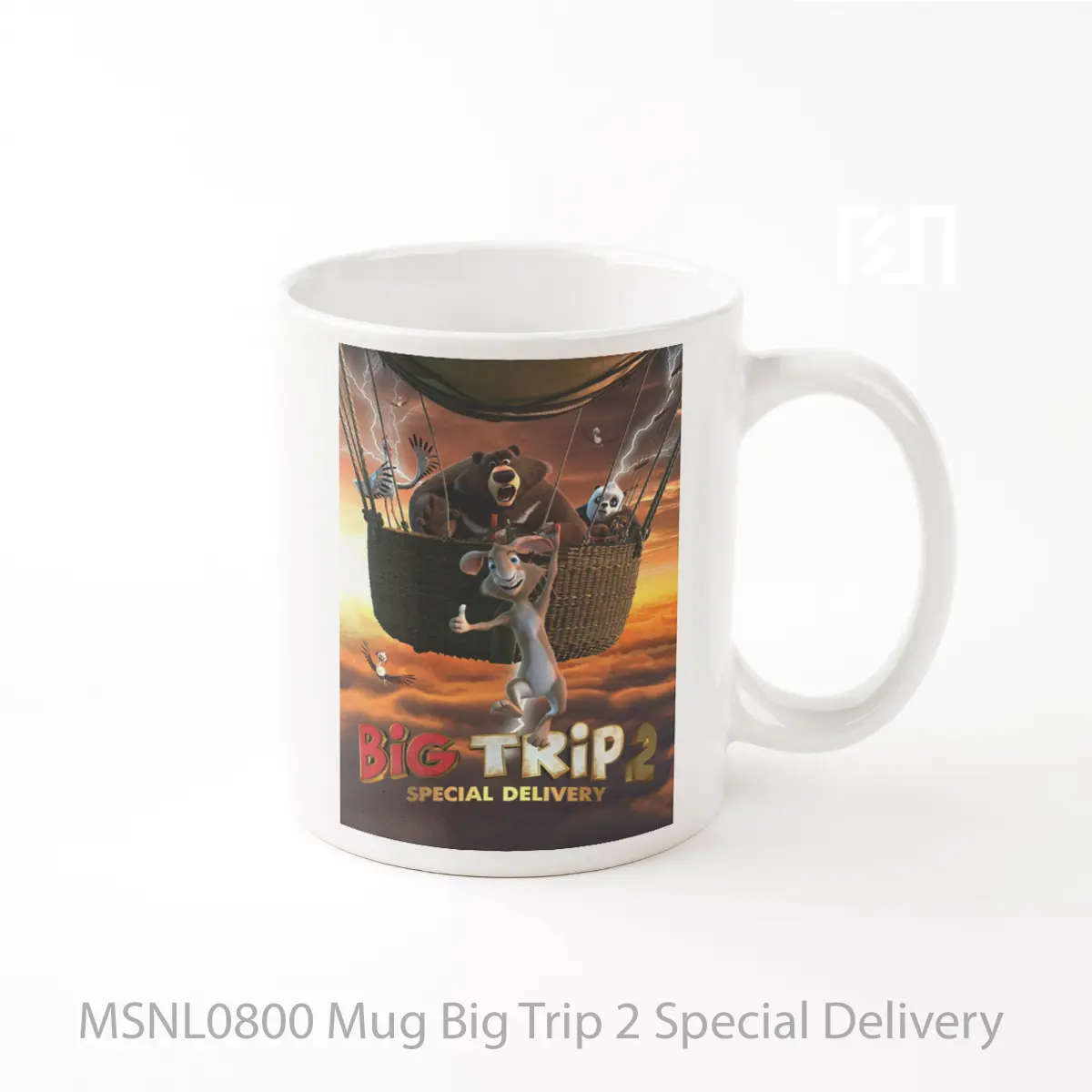 Mug Big Trip 2 Special Delivery Gelas Keramik Tema Film MSNL0800