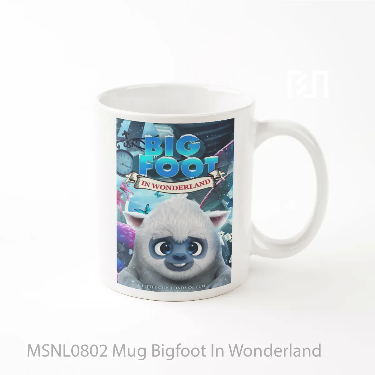 Mug Bigfoot In Wonderland Gelas Keramik Tema Film MSNL0802