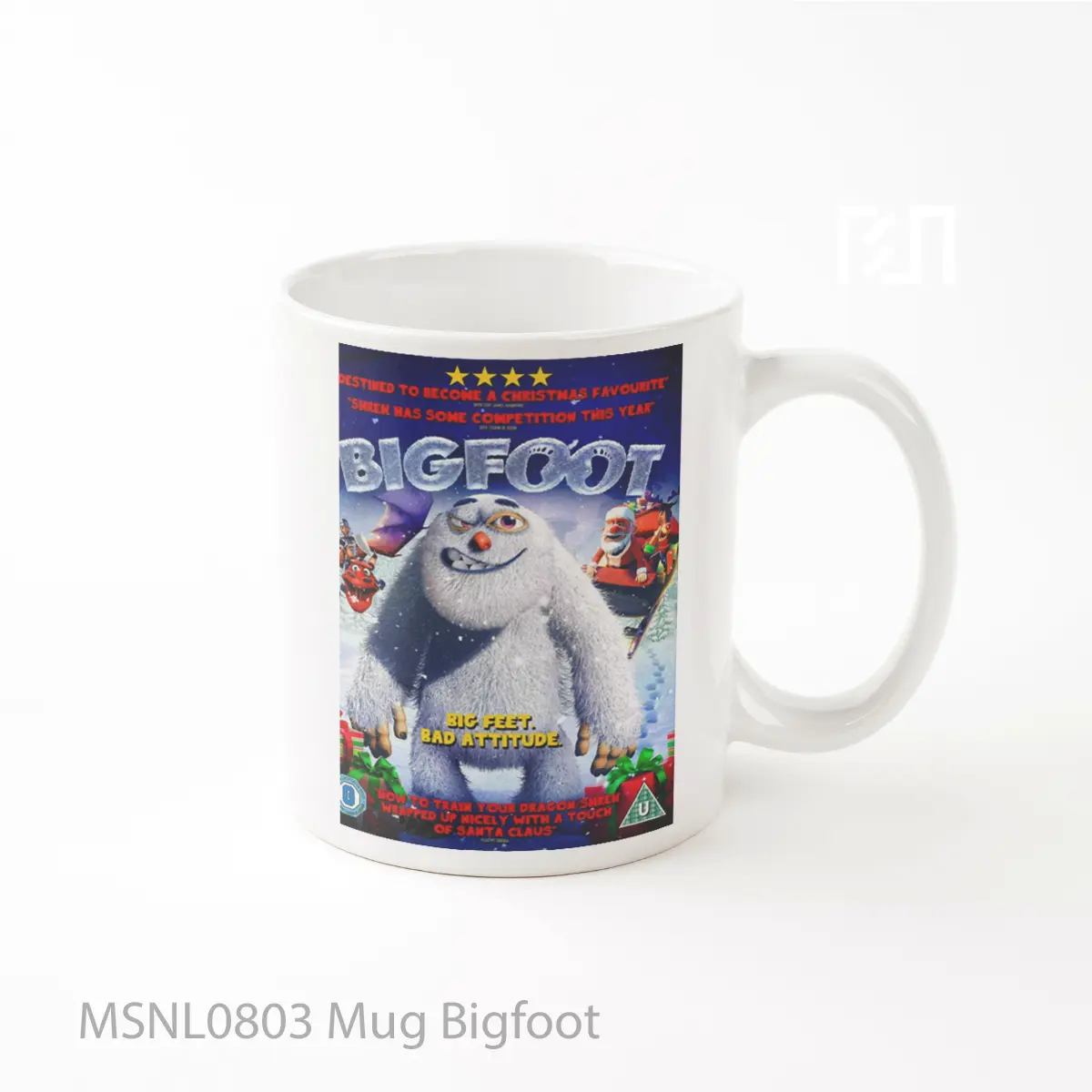 Mug Bigfoot Gelas Keramik Tema Film MSNL0803
