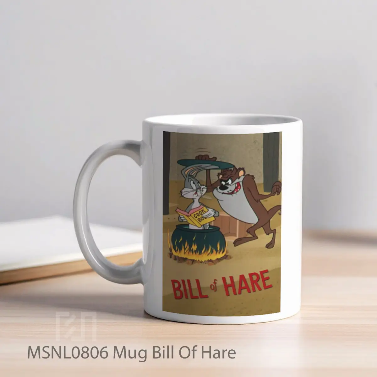 Mug Bill Of Hare Gelas Keramik Tema Film MSNL0806 - Tampak Kiri