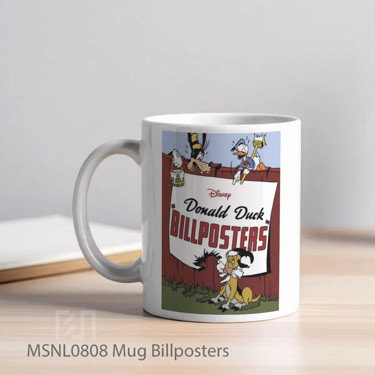 Mug Billposters Gelas Keramik Tema Film MSNL0808 - Tampak Kiri