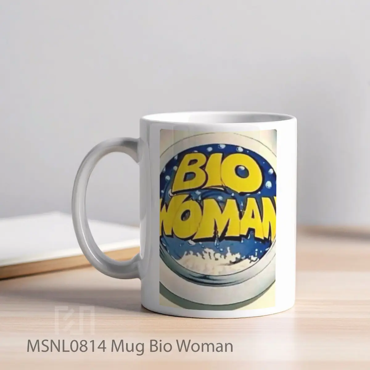 Mug Bio Woman Gelas Keramik Tema Film MSNL0814 - Tampak Kiri